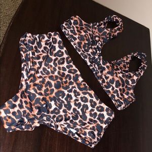 High waisted swimsuit